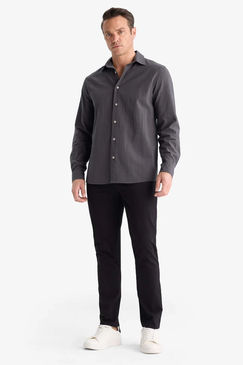 Defacto  Slim Fit Super Skinny Leg Chino Pants for Men | Best Price UAE