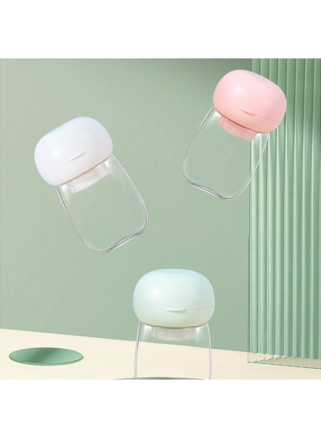 زجاجة مياه للحيوانات الأليفة للكلاب والقطط قارورة شرب للمشي خارجي وردي 300 مل - Image 2