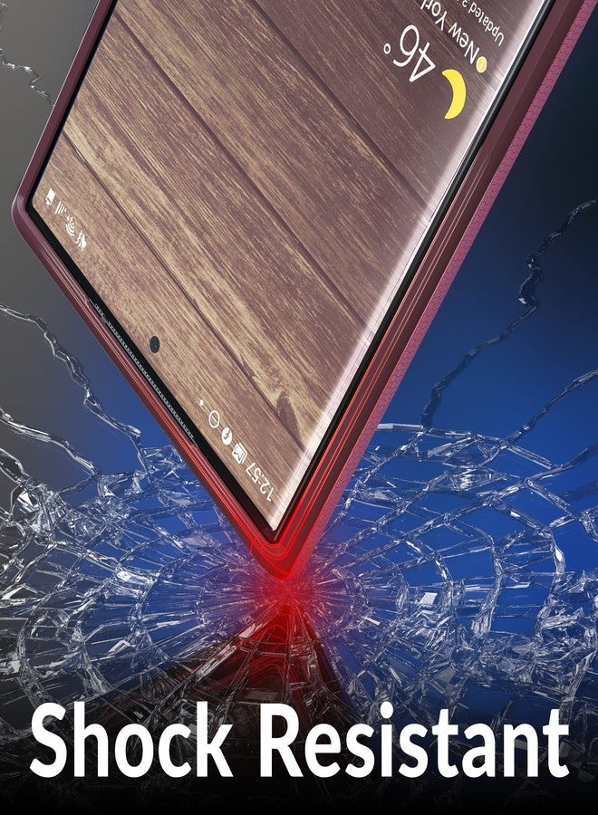 كريف جراب Crave Dual Guard لهاتف سامسونج جالاكسي S23 ألترا، جراب مزدوج الطبقات مقاوم للصدمات - لون التوت - Image 5