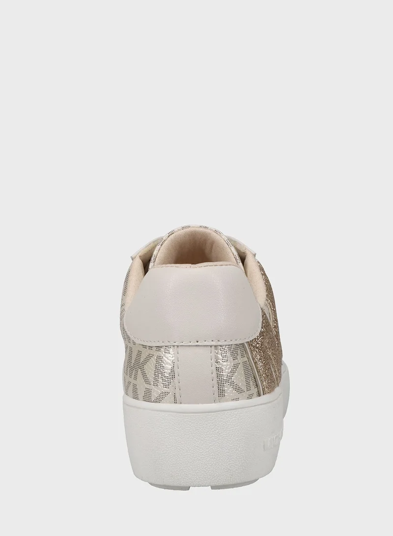 Michael Kors Youth Jordana Airin Low Top Lace Up Sneakers
