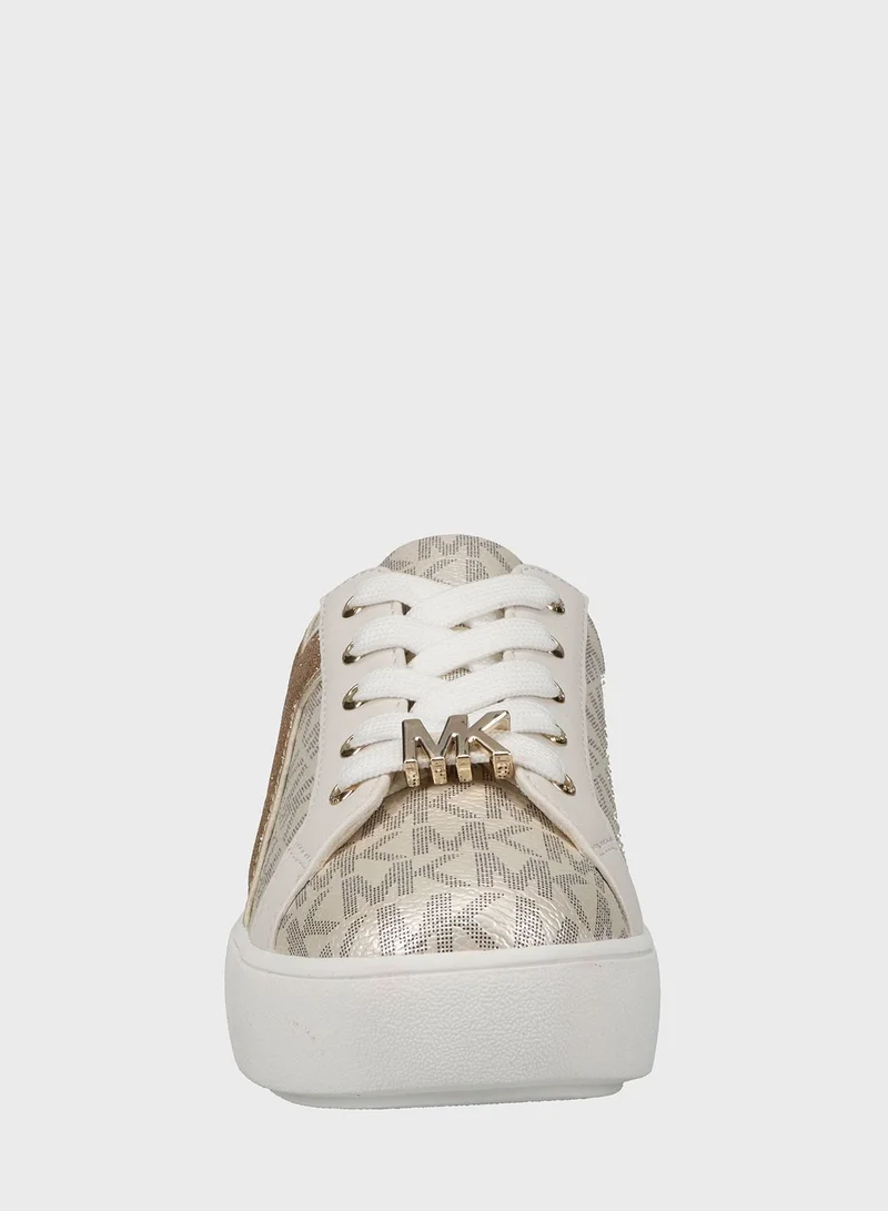 Michael Kors Youth Jordana Airin Low Top Lace Up Sneakers