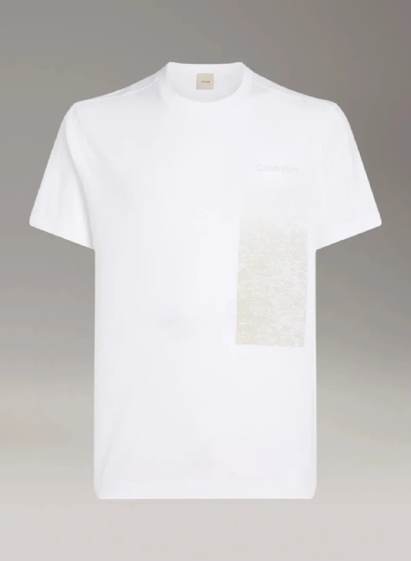 CALVIN KLEIN Flock Concrete Graphic T-Shirt