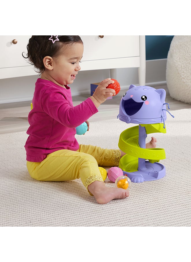 Fisher-Price Baby & Toddler Toy Fp Pets Purrr-Fect Ball Tower Activity Center For Developmental Play Ages 9+ Months  - Image 4