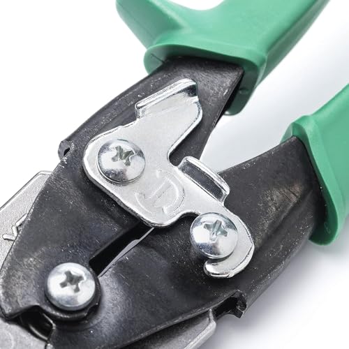 Wiss Crescent Wiss 9-3/4" Compound Action Straight & Right Cut Aviation Snips Tool - Heavy Duty Metal Cutter Scissors - M2R - Image 5