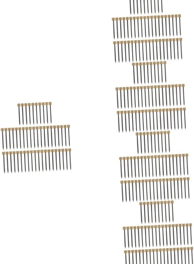 Tehaux 2 مجموعة من مسامير تعليق الصور الحديدية 50 قطعة لكل منها لتزيين الجدران DIY - Image 1