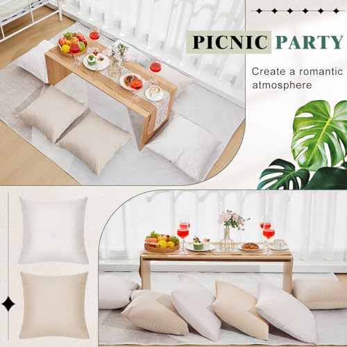 Berlune 6 Pcs Velvet Throw Pillow Covers 18" x 18" Decorative Cushion Cases Soft Pillowcase for Graduation Coquette Party Accessories Couch Sofa Bed Chair Home Decor, No Inserts (Morandi Color) - Image 3