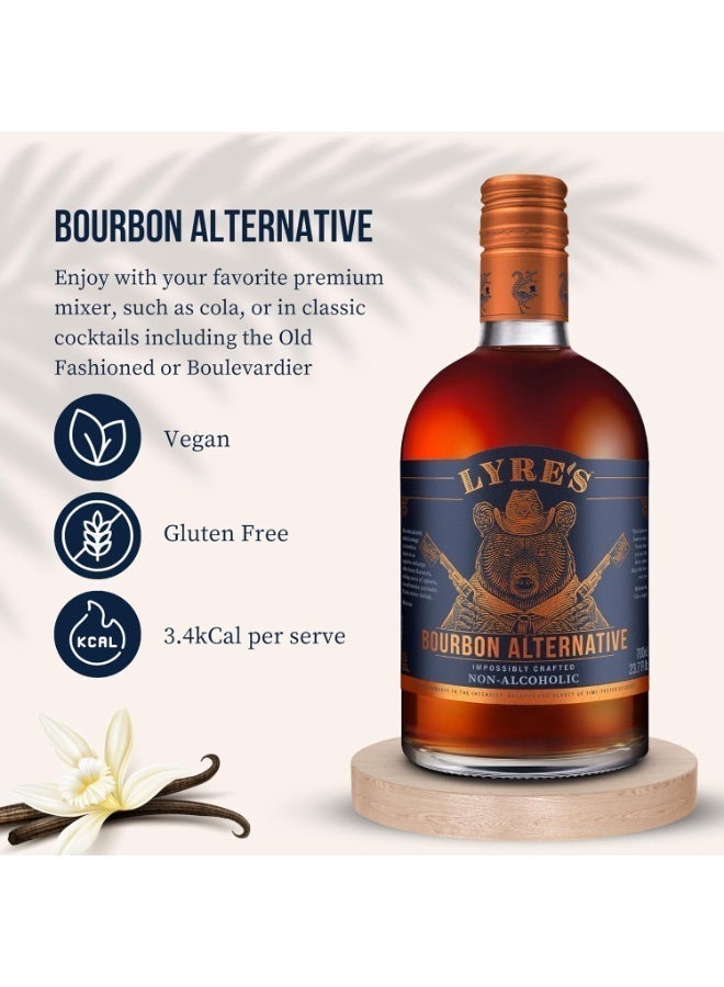 LYRE'S Non Alcoholic American Malt Spirit Bourbon Style, 700 ml - Image 5