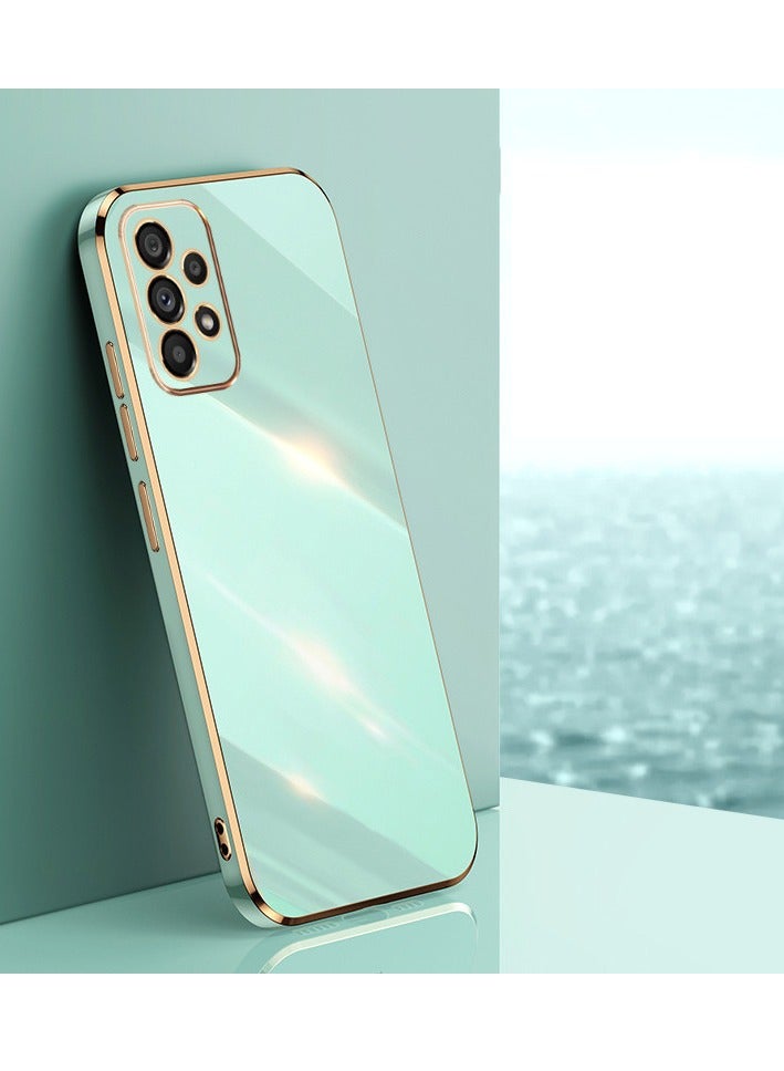 Samsung Galaxy A53 5G Green Mobile Phone Case Cover, Luxury Plating Soft Back Cover, Raised Full Camera Protection - Image 1