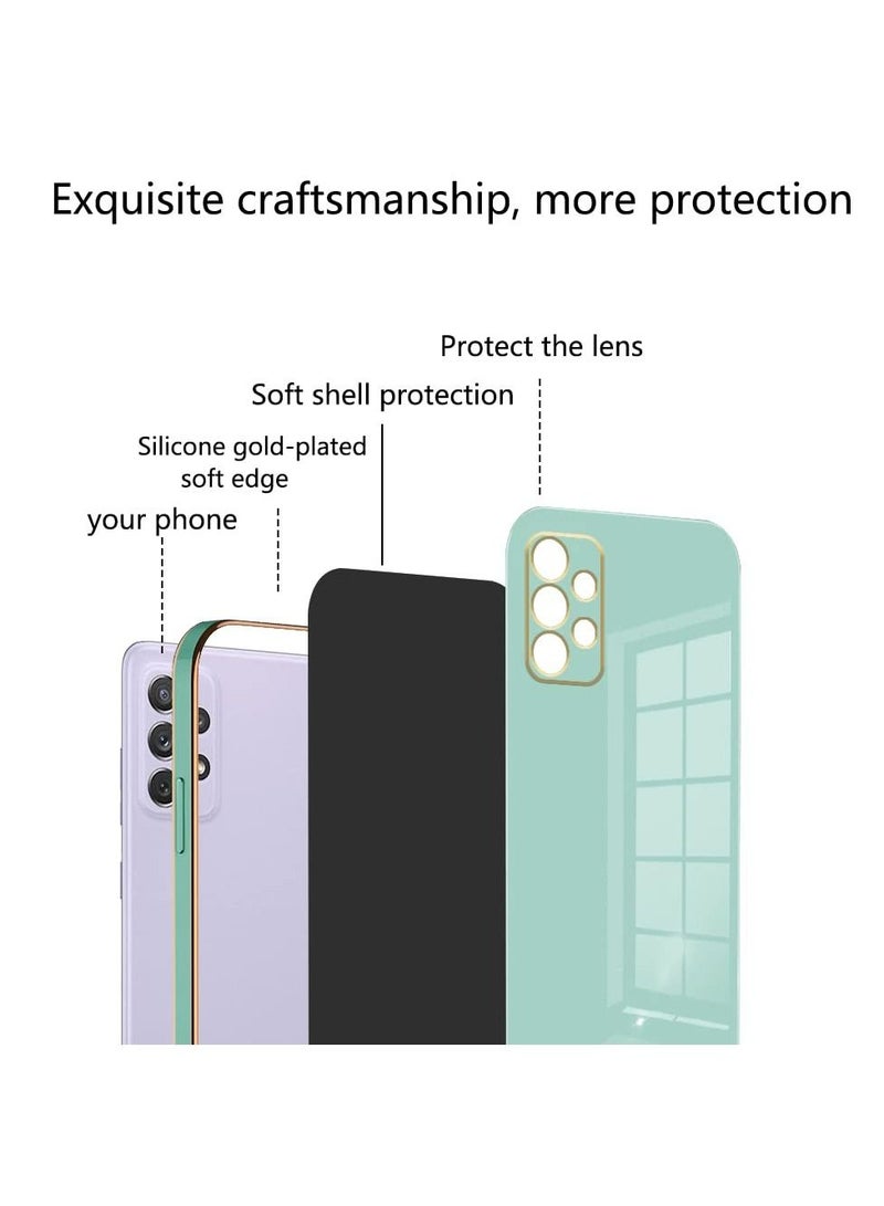 Samsung Galaxy A53 5G Green Mobile Phone Case Cover, Luxury Plating Soft Back Cover, Raised Full Camera Protection - Image 4