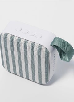 SUNNY LIFE Portable Travel Bluetooth Speaker The Vacay Olive Stripe  - Image 2