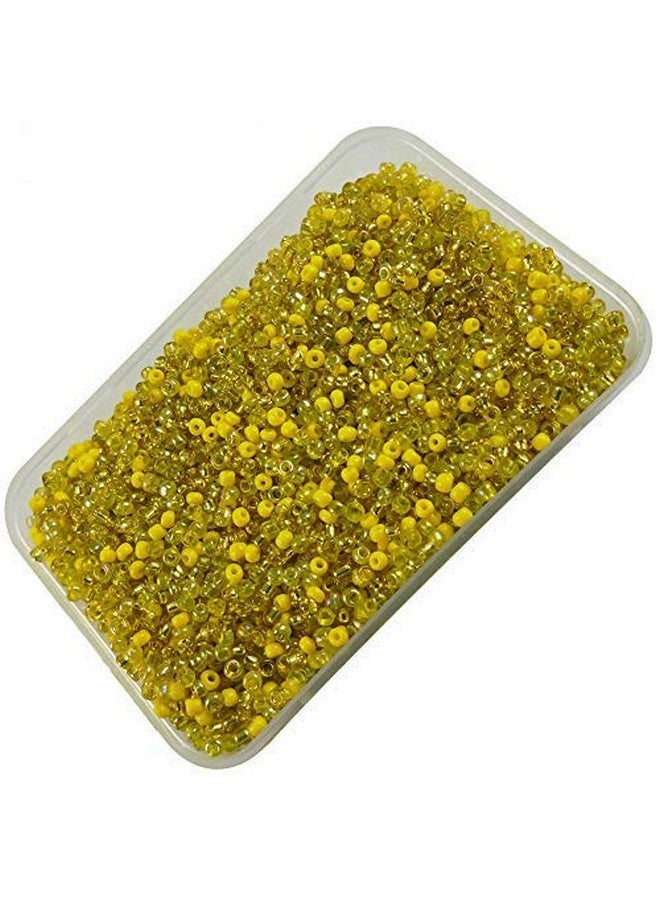إيشوبي خرز بذور زجاجي أصفر متعدد الألوان 8/0، 3 مم، 200 جم، من إيشوبي، لمجموعة صنع المجوهرات، مواد فنية وحرفية للتطريز، قلادة، سوار، أقراط، مواد صنع مجموعة DIY (مجموعة صفراء) - Image 1