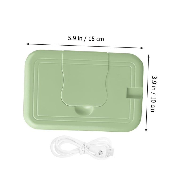 Green Portable Baby Warmer Dispenser Indoor Tissue Box Container - Image 3