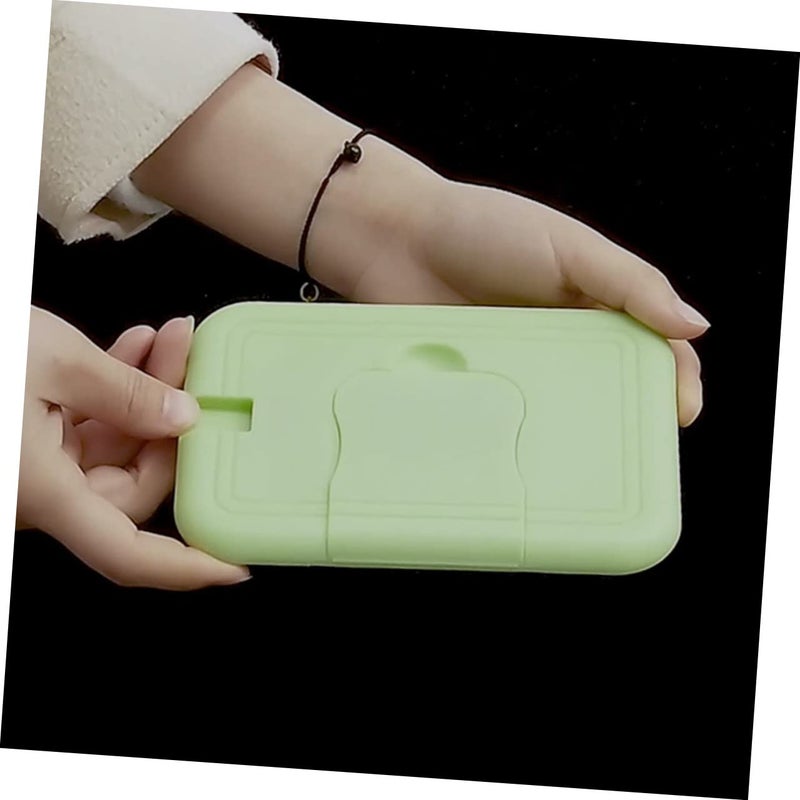 Green Portable Baby Warmer Dispenser Indoor Tissue Box Container - Image 4