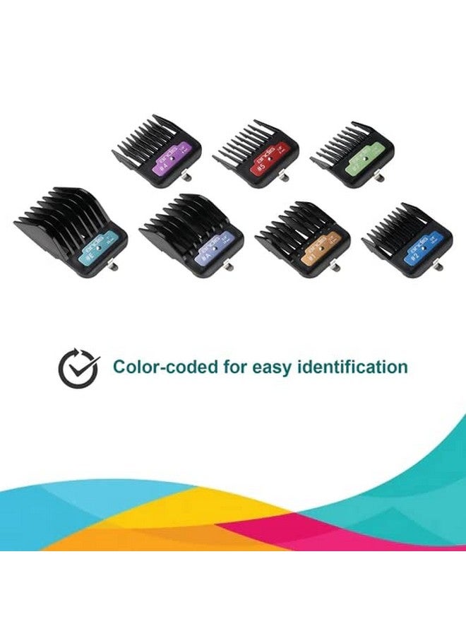 Andis 7-Piece Premium Clip Animal Comb Set, Fits Perfectly With Ultra Edge & Ceramic Edge Blades, Ma - Image 2