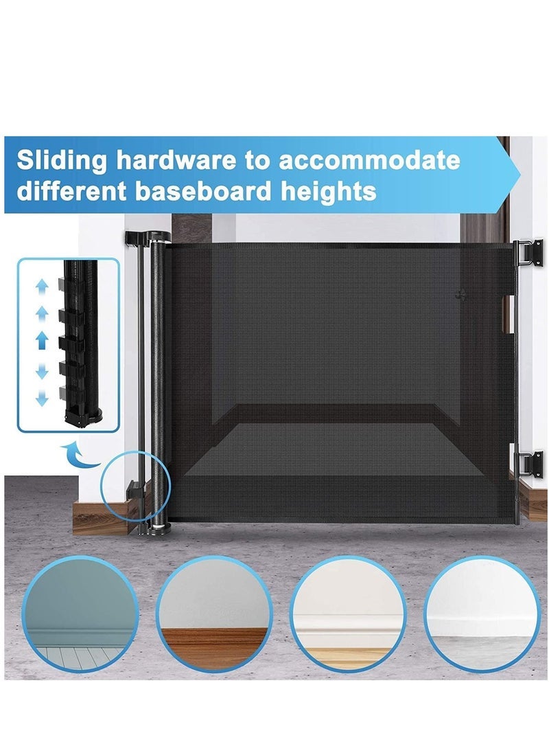 MIXDE Portable Retractable Extra Wide Safety Gate for Baby and Pet for Indoor or Outdoor  - Image 3