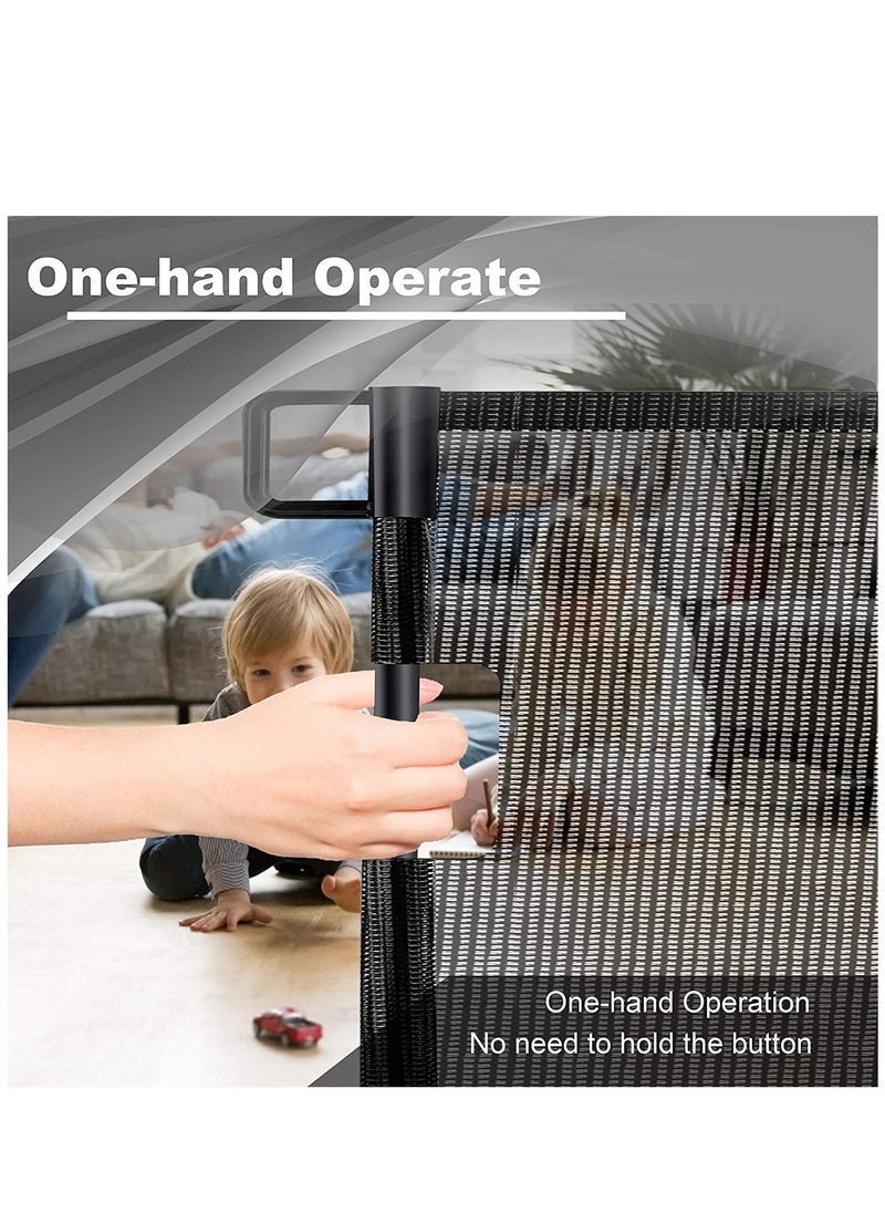 MIXDE Portable Retractable Extra Wide Safety Gate for Baby and Pet for Indoor or Outdoor  - Image 4