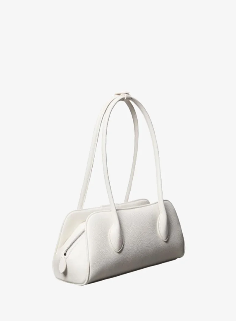 Calvin Klein  Emblem Pebble Grain Extended Side Shoulder Bag for Women | Best Price UAE
