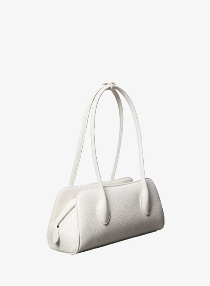 CALVIN KLEIN Emblem Pebble Grain Extended Side Shoulder Bag - Image 2