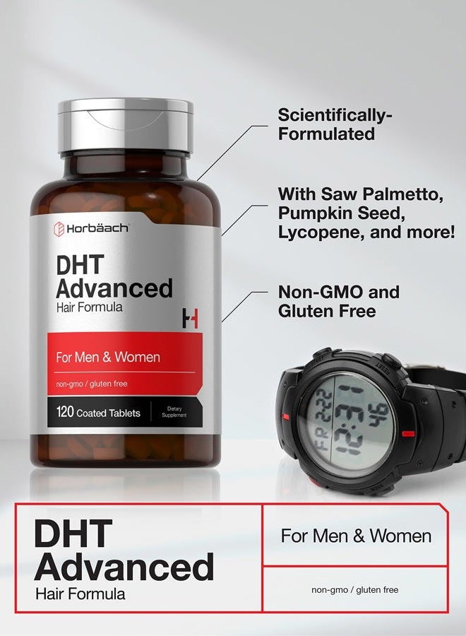 Horbäach DHT Advanced Hair Formula | 120 Tablets | Non-GMO and Gluten Free Hair Formula Blend with Saw Palmetto, Kudzu, and Fo-Ti - Image 3