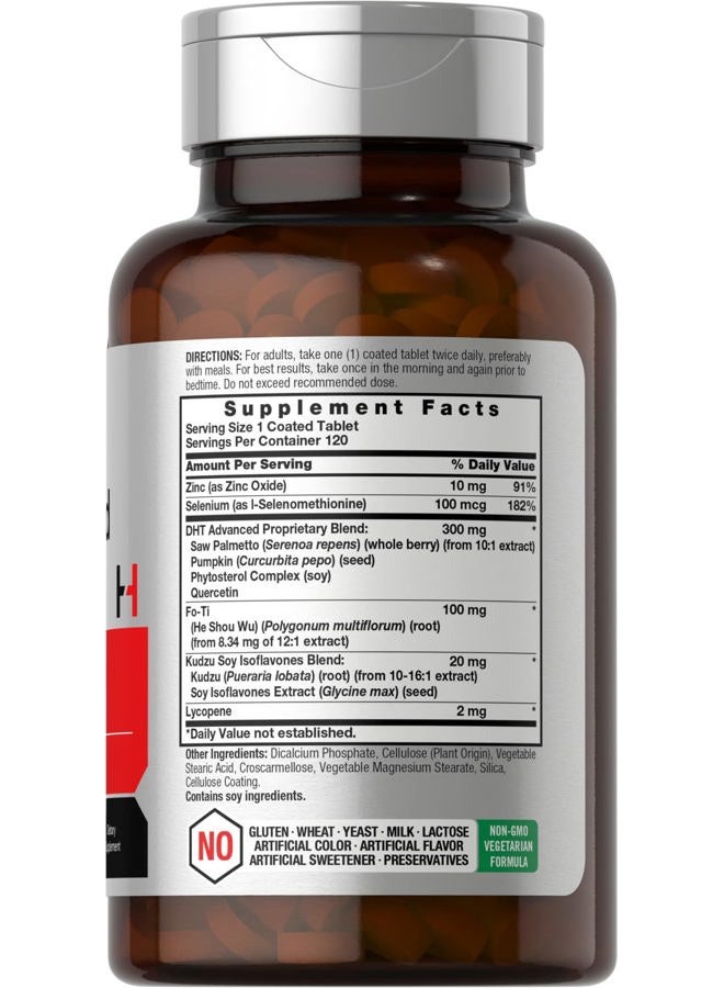 Horbäach DHT Advanced Hair Formula | 120 Tablets | Non-GMO and Gluten Free Hair Formula Blend with Saw Palmetto, Kudzu, and Fo-Ti - Image 2