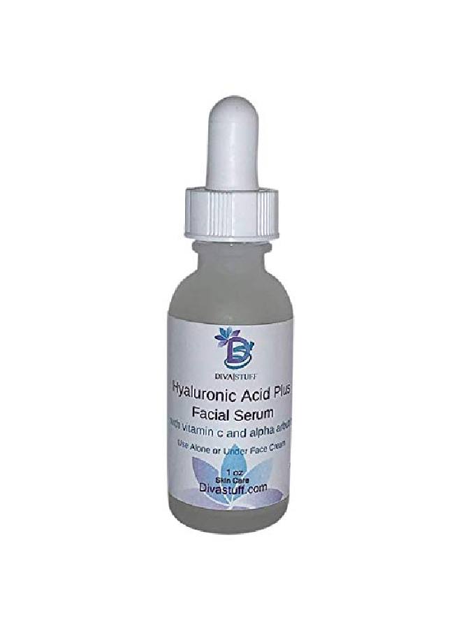 Diva Stuff Hyaluronic Acid Plus Facial Serum With Alpha Arbutin & Vitamin C For Fine Lines Wrinkles By - Image 1