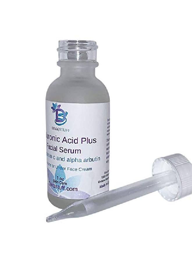 Diva Stuff Hyaluronic Acid Plus Facial Serum With Alpha Arbutin & Vitamin C For Fine Lines Wrinkles By - Image 4