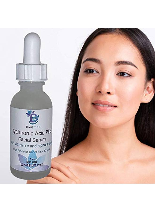 Diva Stuff Hyaluronic Acid Plus Facial Serum With Alpha Arbutin & Vitamin C For Fine Lines Wrinkles By - Image 5