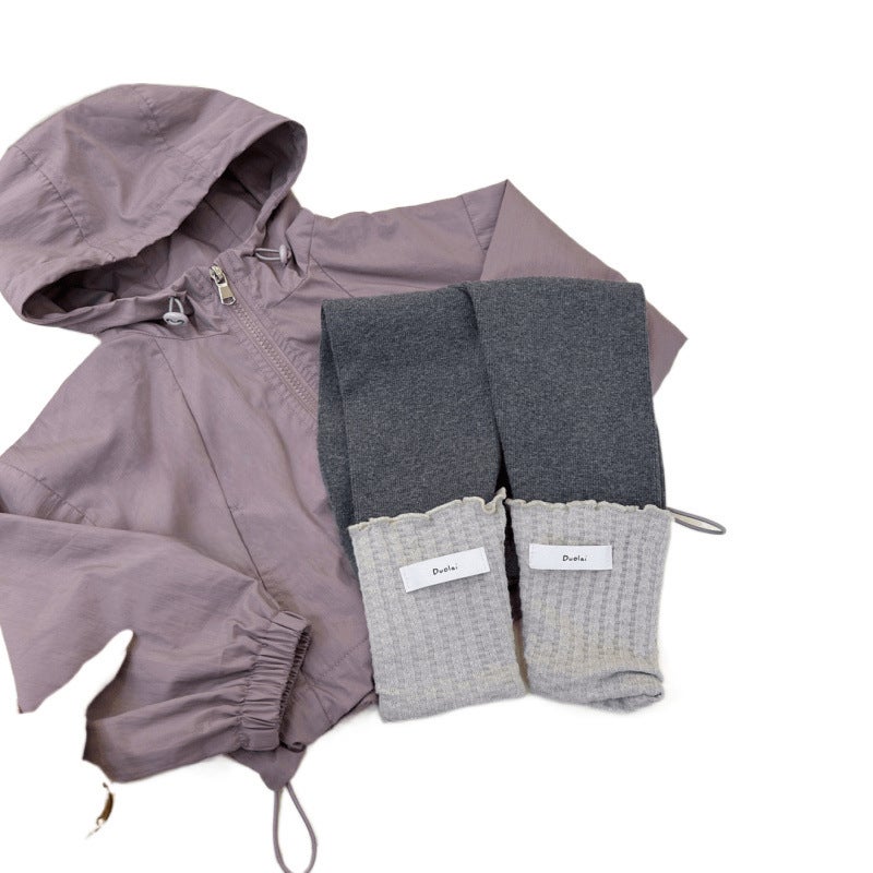 Children'S Jacket 2025 Stylish New Boys' And Girls' Hooded Top Baby Korean Version - Image 5