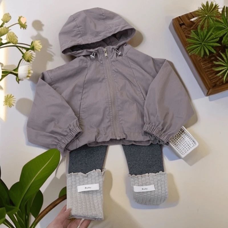 Children'S Jacket 2025 Stylish New Boys' And Girls' Hooded Top Baby Korean Version - Image 2