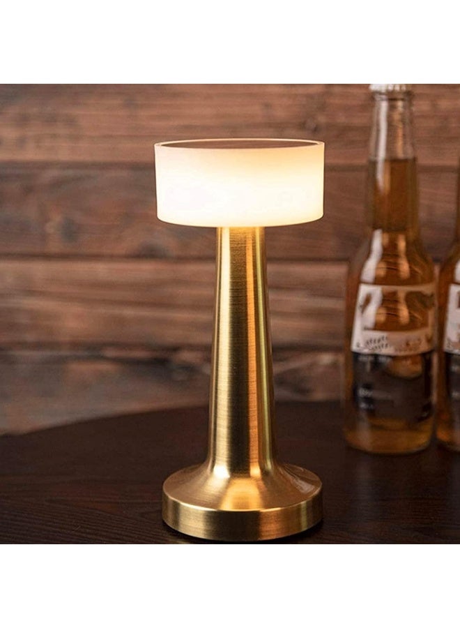 Cordless Table Lamp, Rechargeable Touch Control LED Desk Lamp with 3 Level Warm Brightness Dimming, Metal Eye-Protection Bedside Lamp Reading Light for Bedroom, Restaurant, Indoor Outdoor - Image 5