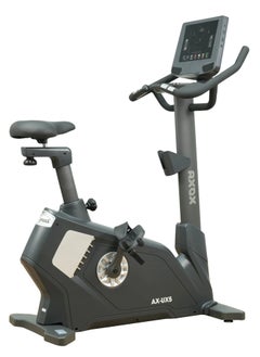 AXOX Fitness Ux5.0 Upright Bike: 32 Resistance Levels, Self-Generating System, Led Display, Wireless Charging, And 12 Pre-Set Programs For Ultimate Home Workout Experience  - Image 1