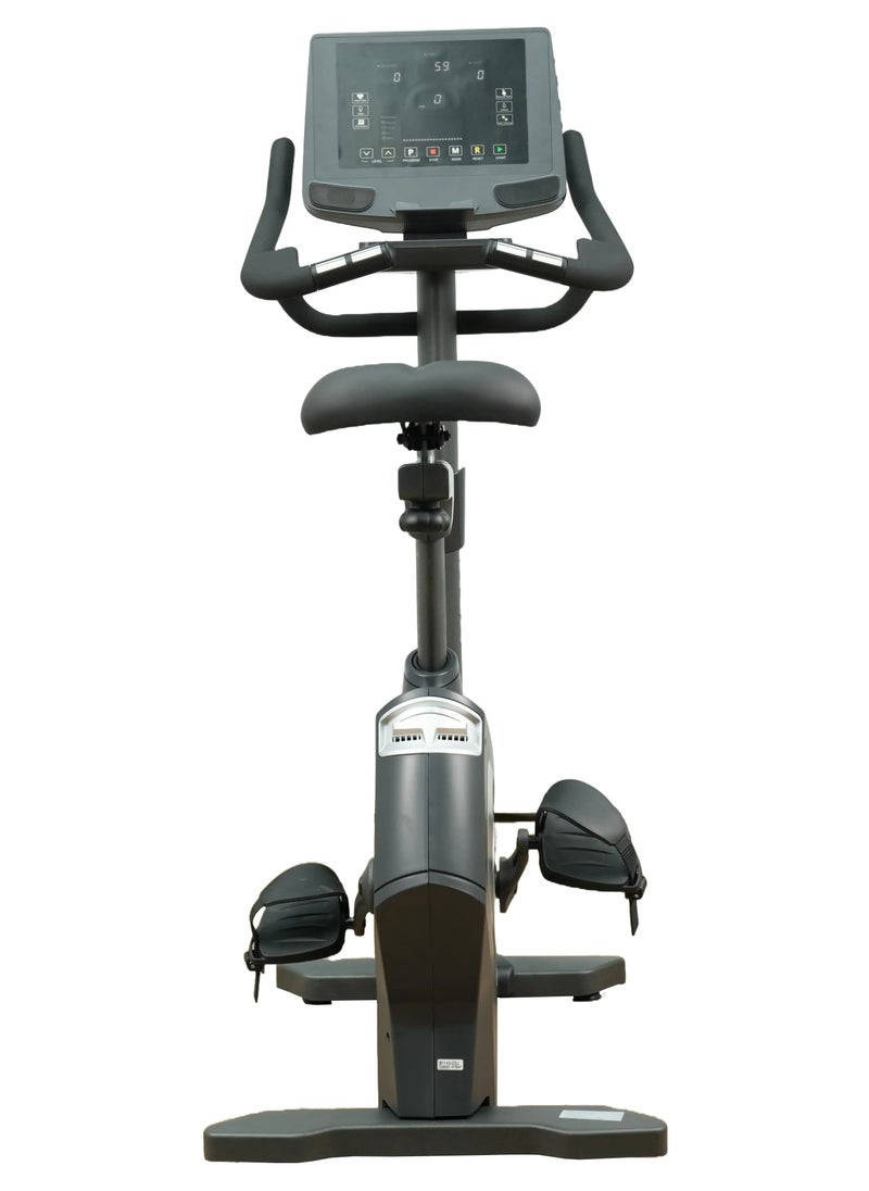 AXOX - Fitness Ux5.0 Upright Bike: 32 Resistance Levels, Self-Generating System, Led Display, Wireless Charging, And 12 Pre-Set Programs For Ultimate Home Workout Experience - Image 1