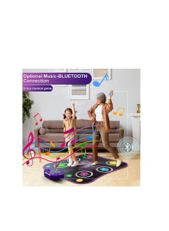 ORiTi Electronic Dance Pad with Light-up 6-Button & Wireless Bluetooth, Music Dance Game Mat with 5 Game Modes  - Image 5