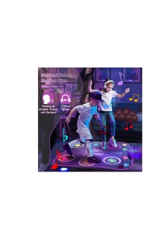 ORiTi Electronic Dance Pad with Light-up 6-Button & Wireless Bluetooth, Music Dance Game Mat with 5 Game Modes  - Image 3
