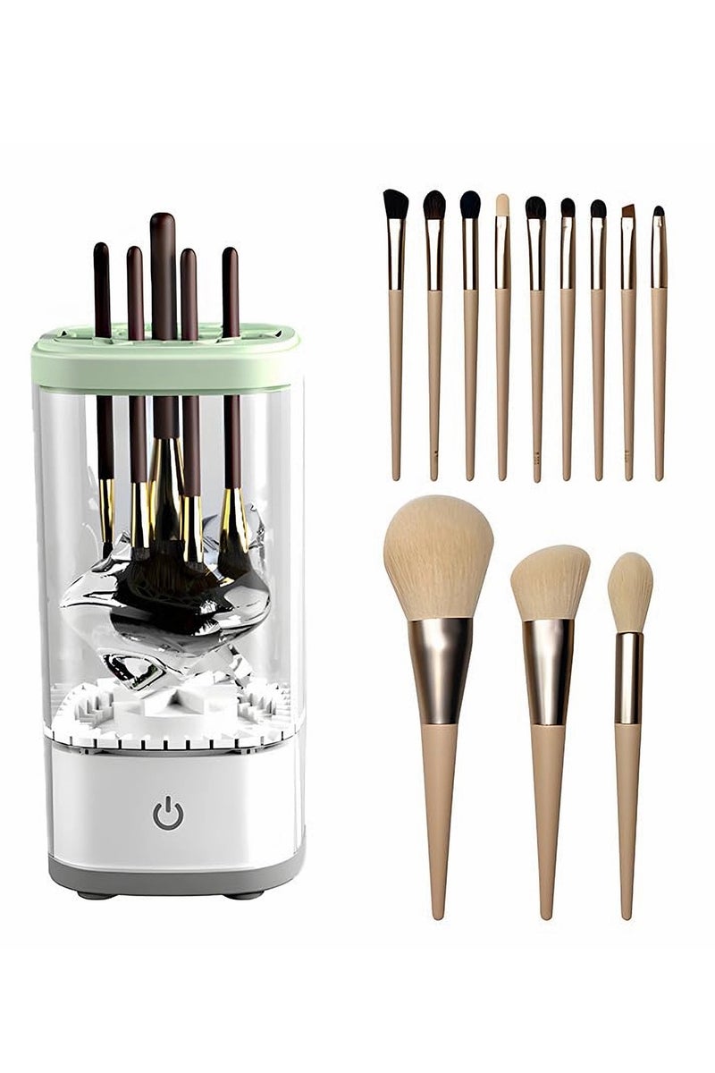 إيسي ماكينة تنظيف الفرشاة المكياج الكهربي و غسالة الفرشاة فائقة السرعة و الفرشاة الموفرة للطاقة تلقائيًا أداة التنظيف العميق و فرشاة التنظيف السريع الفعال و التجفيف فائق الجودة لجميع أحجام الفرشاة - Image 2