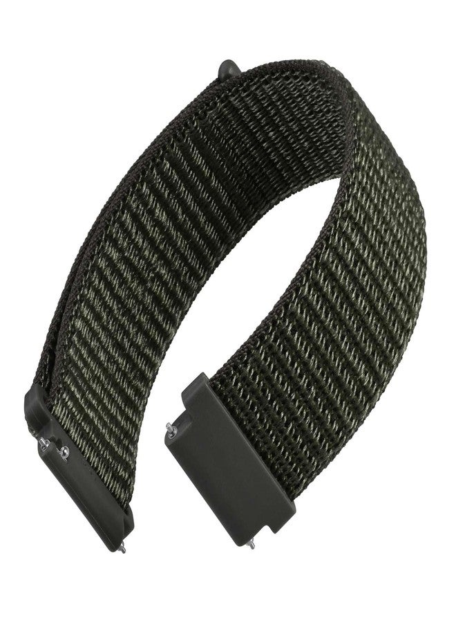 WOCCI 20mm Adjustable Nylon Watch Band, Quick Release Sport Loop Strap (Ripe Plum) - Image 1