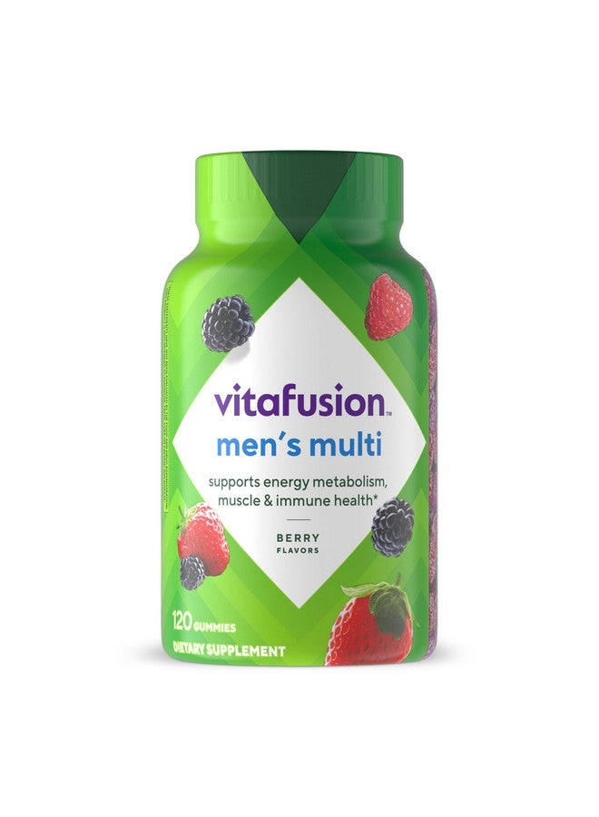 Vitafusion Adult Gummy Vitamins for Men, Berry Flavored Daily Multivitamins for Men with Vitamins A, C, D, E, B6 and B12, America’s Number 1 Gummy Vitamin Brand, 60 Day Supply, 120 Count - Image 1
