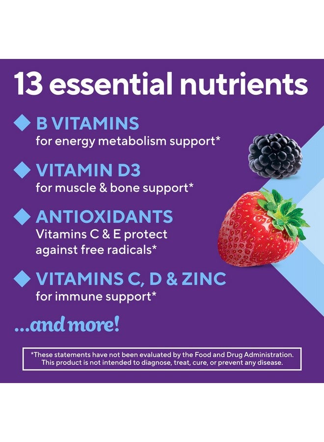 Vitafusion Adult Gummy Vitamins for Men, Berry Flavored Daily Multivitamins for Men with Vitamins A, C, D, E, B6 and B12, America’s Number 1 Gummy Vitamin Brand, 60 Day Supply, 120 Count - Image 5