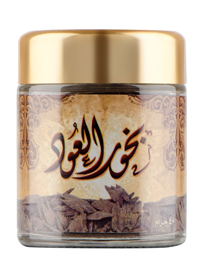 سدر الخليج للعطور بخور العود بني 40جرام - Image 1