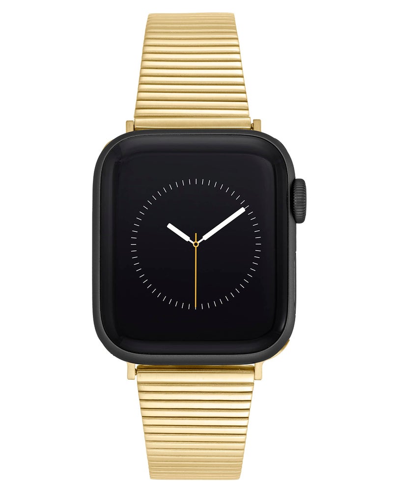 Anne Klein Stainless Steel Fashion Band for Apple Watch Secure Adjustable Apple Watch Replacement Band Fits Most Wrists - Image 2
