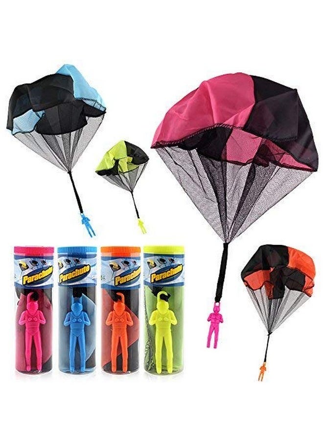 HENGBANG 4Pcs Set Tangle Parachute Figures Hand Throw Soliders Square Outdoor Children'S Flying Toys | No Strin  - Image 1