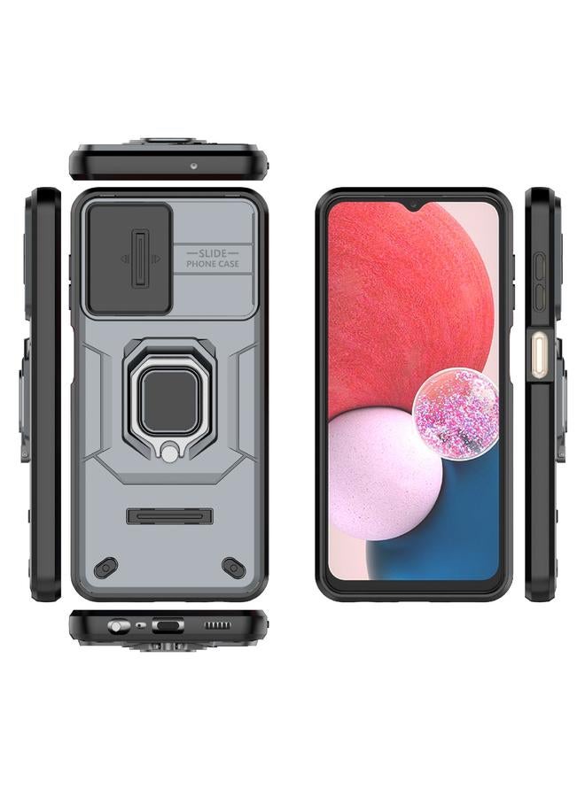 اس-توب جراب لهاتف Samsung Galaxy A13 5G، جراب منزلق من مادة TPU + PC، جراب هاتف مقاوم للصدمات مع حامل - Image 2