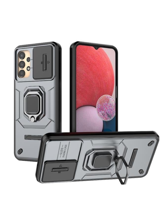 اس-توب جراب لهاتف Samsung Galaxy A13 5G، جراب منزلق من مادة TPU + PC، جراب هاتف مقاوم للصدمات مع حامل - Image 1