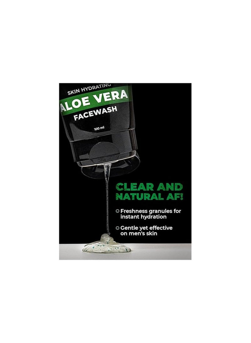 Beardo Aloevera Face Wash for Men For Skin Hydration Removes excess oil - Image 4