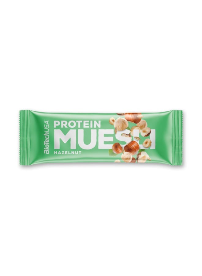 BioTechUSA PROTEIN MUESLI 30g, pack of 28 | HAZELNUT | increased protein content, vitamins and minerals - Image 2