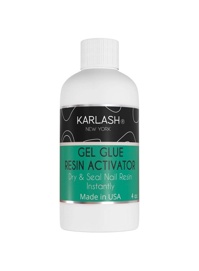 Karlash Professional Nail Gel Glue Resin Activator 4 Oz Made In Usa - Image 1