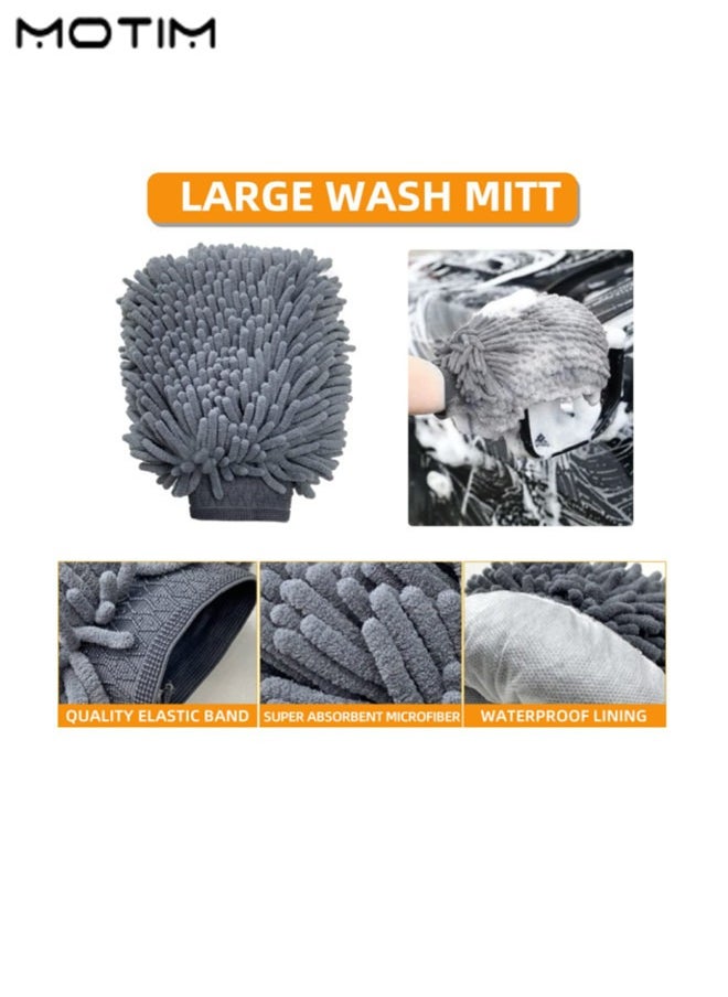 Motim 10 Pieces Car Car Care Kit Cleaning Kit for Car Bike Home and Multi Purpose Cleaning  - Image 4