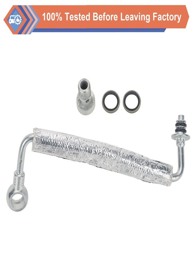 ZONFANT Turbo Oil Feed Pipe Tube, Turbocharger Oil Return Line Compatible with Buick Chevy Vehicle Encore 13-18, Cruze 11-18, Sonic 12-18, Trax 15-18, Replace #55592600 25198546 25200947 - Image 5