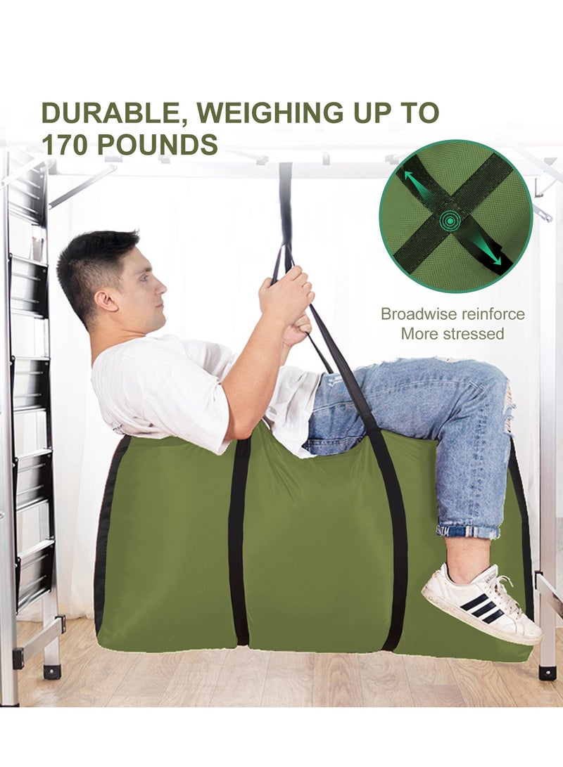 HomarKet 2 Pack Extra Large Moving Bags with Strong Zippers & Carrying Handles, Storage Bags Storage Totes for Clothes, Moving Supplies, Space Saving Oversized Storage Bag Organizer for Moving,Traveling (154L)  - Image 3