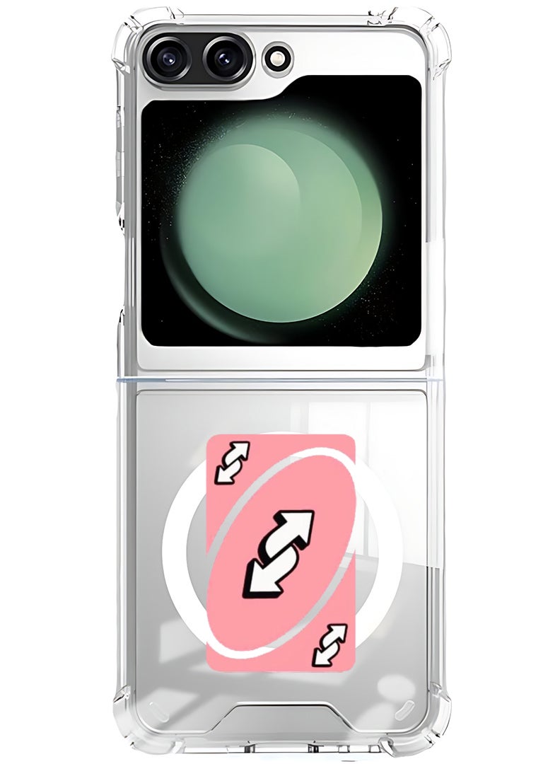 Theodor Magnetic Case for Samsung Galaxy Z Flip 6 Compatible with MagSafe Wireless Charging, Shockproof Phone Bumper Cover Uno - Image 1